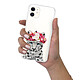 Evetane Coque iPhone 11 silicone transparente Motif Leopard Couronne ultra resistant pas cher