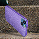 Avizar Coque iPhone 13 Mini Paillette Amovible Silicone Semi-rigide violet pas cher