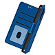 Avizar Housse iPhone 13 Mini Portefeuille Multi-compartiments Support Vidéo Bleu - Housse Collection Vito pour Apple iPhone 13 Mini, liant protection et praticité au quotidien