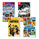 Pack 4 jeux d'action Nintendo Switch (Code in a Box) - Pack 4 jeux d'action Nintendo Switch (Code in a Box)