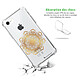 Avis LaCoqueFrançaise Coque iPhone 7/8/ iPhone SE 2020 anti-choc souple angles renforcés transparente Motif Mandala Or