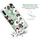 Avis LaCoqueFrançaise Coque Huawei P30 Lite/ P30 Lite XL 360 intégrale transparente Motif Fleurs vert d'eau Tendance