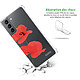 Avis Evetane Coque Samsung Galaxy S21 5G anti-choc souple angles renforcés transparente Motif Coquelicot