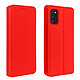 Avizar Housse Samsung A41 Clapet Porte-cartes Fonction Support Fin et Élégant Rouge - Housse de protection intégrale spécialement conçue pour Samsung Galaxy A41