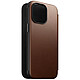 Nomad Folio Modern Cuir pour iPhone 15 Pro Max Marron pas cher