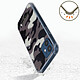 Acheter Guess Coque pour iPhone 12 et 12 Pro avec Dragonne Motif Camouflage  Gris