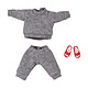 Original Character - Accessoires pour figurines Nendoroid Doll Outfit Set: Sweatshirt and Sweat Gris Accessoires Original Character pour figurines Nendoroid Doll Outfit Set: Sweatshirt and Sweatpants (Gray).