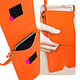 Acheter Avizar Pochette Bandoulière Smartphone avec Rangement carte Simili cuir  orange