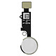Avizar Bouton Home Complet iPhone 7 Bouton principal + nappe de connexion Blanc - Bouton principale de l'iPhone 7