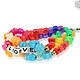 Avis Avizar Bijou Téléphone Bracelet Fleurs et Love 65cm Collection Lovely Multicolore