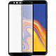 BigBen Connected Protège-écran pour Samsung Galaxy J4 Plus Anti-rayures en verre trempé 2.5D Noir transparent Résistante aux rayures, avec un indice de dureté de 9H