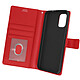 Avizar Housse pour Nokia G11 et Nokia G21 Aspect Grainé Clapet Portefeuille Stand Vidéo  rouge Étui folio spécialement conçu pour votre Nokia G21 et G11