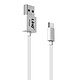 LinQ Câble USB vers USB type C Charge et Synchro Fast Charging 5A 3m  Blanc Câble de la marque conçu pour le chargement et la synchronisation de vos appareils mobiles