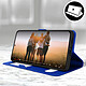 Acheter Avizar Housse Samsung Galaxy S21 avec Double Fenêtre Support Vidéo bleu