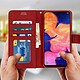 Avis Avizar Housse Samsung Galaxy A10 Etui Folio Soft Touch Support Vidéo rouge