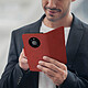 Avis Avizar Étui Huawei Mate 40 Pro / Pro Plus Portefeuille Ultra-résistante Clapet – Rouge