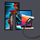Acheter Ecouteurs USB-C Filaires Kit Main Libre Bouton Multifonction 1.2m Inkax Noir