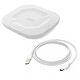 Avizar Chargeur Induction Airpods 2 / Pro, Smartphone Charge Rapide 10W, 7.5W - Blanc Chargeur Qi Airpods 2 / Pro / Smartphone