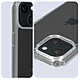 Avizar Coque pour iPhone 15 Plus Dos Rigide Contour Silicone Coins Antichocs  Transparent pas cher