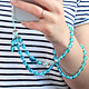 Acheter Avizar Bijou de Téléphone Bracelet à Perles Bleues Collection Audacious