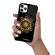 LaCoqueFrançaise Coque iPhone 12 Pro Max Coque Soft Touch Glossy Mandala Or Design pas cher