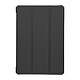 Avizar Étui Xiaomi Pad 5 et 5 Pro Clapet Support Vidéo Clavier Noir / Dos Transparent - Revêtement élaboré en éco-cuir avec un effet soft touch pour un rendu moderne et élégant