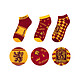 Harry Potter - Pack 3 paires de socquettes Gryffindor Pack de 3 paires de socquettes Harry Potter, modèle  Gryffindor.