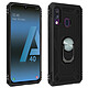 Avizar Coque Galaxy A40 Bi matière Rigide et Souple Bague Support Vidéo noir - Coque de protection spécialement conçue pour le Samsung Galaxy A40, Noir