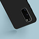Avizar Coque Galaxy S20 Semi-rigide Soft Touch Compatible QI noir pas cher