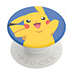 Popsockets PopGrip Design Pikachu pour Smartphone, Bague et Support Universel Blanc - PopSockets Popgrip, issu de la collection Pokemon