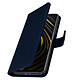 Avizar Étui pour Xiaomi Poco M3 Clapet Portefeuille Support Vidéo  Bleu Nuit - Étui violet de la série Chesterfield spécialement conçu pour Xiaomi Poco M3