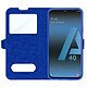 Avizar Housse Samsung Galaxy A40 Étui Double Fenêtre Fonction Stand Coque Souple bleu pas cher