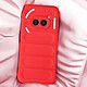 Avis Avizar Coque pour Nothing Phone 2a Antichoc Silicone Motif texturé 3D Rouge