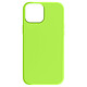 Moxie Coque pour iPhone 15 Plus Semi-rigide Intérieur Microfibre Vert Citron - Coque Vert Pomme bi-matière de la collection BeFluo, conçue par Moxie pour votre iPhone 15 Plus