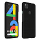Avizar Coque Google Pixel 4A Rigide Finition Tissu Anti-traces Lavable noir - Une coque élégante pour protéger avec style votre Google Pixel 4A.