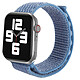 Avizar Bracelet pour Apple Watch 41mm et 40mm et 38 mm Nylon Tissé bleu roi Ajustable par Scratch Bracelet de montre Bleu Roi
