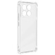 iMak Coque Antichoc pour Xiaomi Poco X6 Pro Silicone Coins Bumper Transparent Conception en silicone résistant aux rayures et chocs