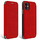 Avizar Étui Apple iPhone 11 Housse Simili-Cuir Clapet Porte-carte Support Vidéo Rouge Housse de protection intégrale, spécialement conçue pour Apple iPhone 11