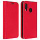 Avizar Étui Galaxy A20e Folio Cuir Véritable Porte cartes Support Vidéo rouge - Housse de protection spécialement conçue pour le Samsung Galaxy A20e