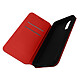 Avizar Housse pour Oppo A17 Clapet Portefeuille Fonction Support Vidéo  rouge Étui de protection spécifiquement conçu pour votre Oppo A17