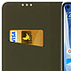 Avizar Étui Xiaomi Mi 11 Lite et 11 Lite 5G NE Porte-carte Fonction Support Bleu nuit pas cher