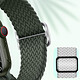Avis Avizar Bracelet pour Apple Watch 41mm et 40mm et 38 mm Nylon Tressé Ajustable par Boucle Métallique  vert kaki