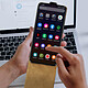 Acheter Avizar Étui pour Samsung Galaxy S23 Plus Clapet Vertical Porte-carte Effet Cuir de Cheval  Noir