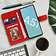Avis Avizar Housse Samsung Galaxy A51 Étui Porte carte Support Vidéo et Dragonne rouge