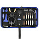 Avizar Kit Universel d'outils complet réparation Smartphone/tablette set 19 pieces Noir Kit d'outils complet pour réparation de smartphones / tablettes - 19 pièces.