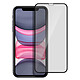 3mk Film pour iPhone 11 Verre Flexible 7H Antichoc Ultrafin 0.2mm Flexible Glass  Noir Grâce à son indice de dureté de 7H, il résiste efficacement aux rayures et aux chocs