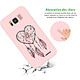 Avis Evetane Coque Samsung Galaxy S8 Silicone Liquide Douce rose pâle Attrape coeur