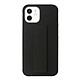 Myway Coque pour iPhone 12 mini avec Fonction Stand Noir Protège votre Smartphone des rayures et des chocs