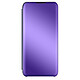 Avizar Housse Samsung Galaxy A03S Clapet translucide Design Miroir Support Vidéo violet Étui spécialement conçu pour votre Samsung Galaxy A03S.