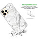 Avis LaCoqueFrançaise Coque iPhone 13 Pro silicone transparente Motif Marbre gris ultra resistant